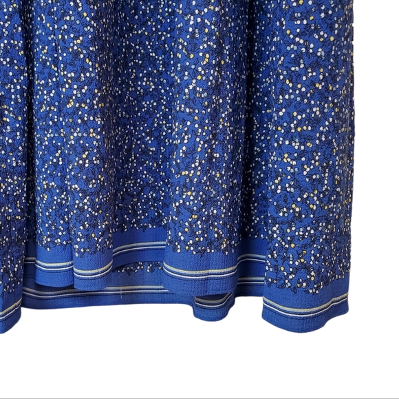 NWT MAX STUDIO Long Blue Maxi Sun Dress, Beachwear, Sz Small - Picture 9 of 16